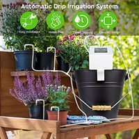 Dispositifs d'arrosage automatiques programmables DIY, kit d'irrigation goutte à goutte, système d'arrosage automatique avec minuterie pour plantes d'intérieur