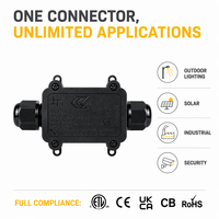 Boîtier de jonction extérieur étanche IP68 en nylon Greenway, résistant aux UV, 24A 450V, entièrement certifié pour les marchés mondiaux