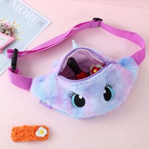 Little Girls Perfect <b>Gift</b> Winter Soft Fluffy Handbag Cartoon Mini Cute Plush Crossbody Bag - Product Image 3