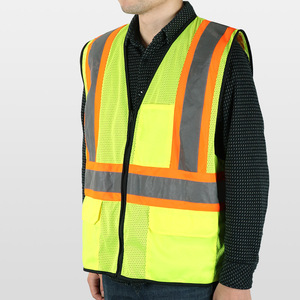 Áo phản quang lưới chất liệu an toàn cao cấp có túi, dành cho công nhân xây dựng - Product Image 3