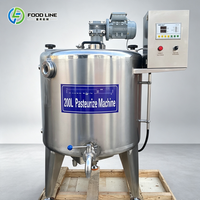 Beste verkoop melkpasteuriseur 100 liter ijsroom fruitsap melkpasteurisatie