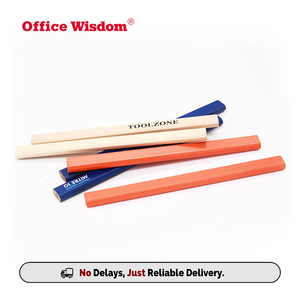 <span class=keywords><strong>Lápiz</strong></span> de Carpintero Jumbo Cuadrado Personalizado de 24 cm, Material de Madera de Tilo, Lápices Planos <span class=keywords><strong>HB</strong></span> para Carpintería y Construcción - Product Image 4