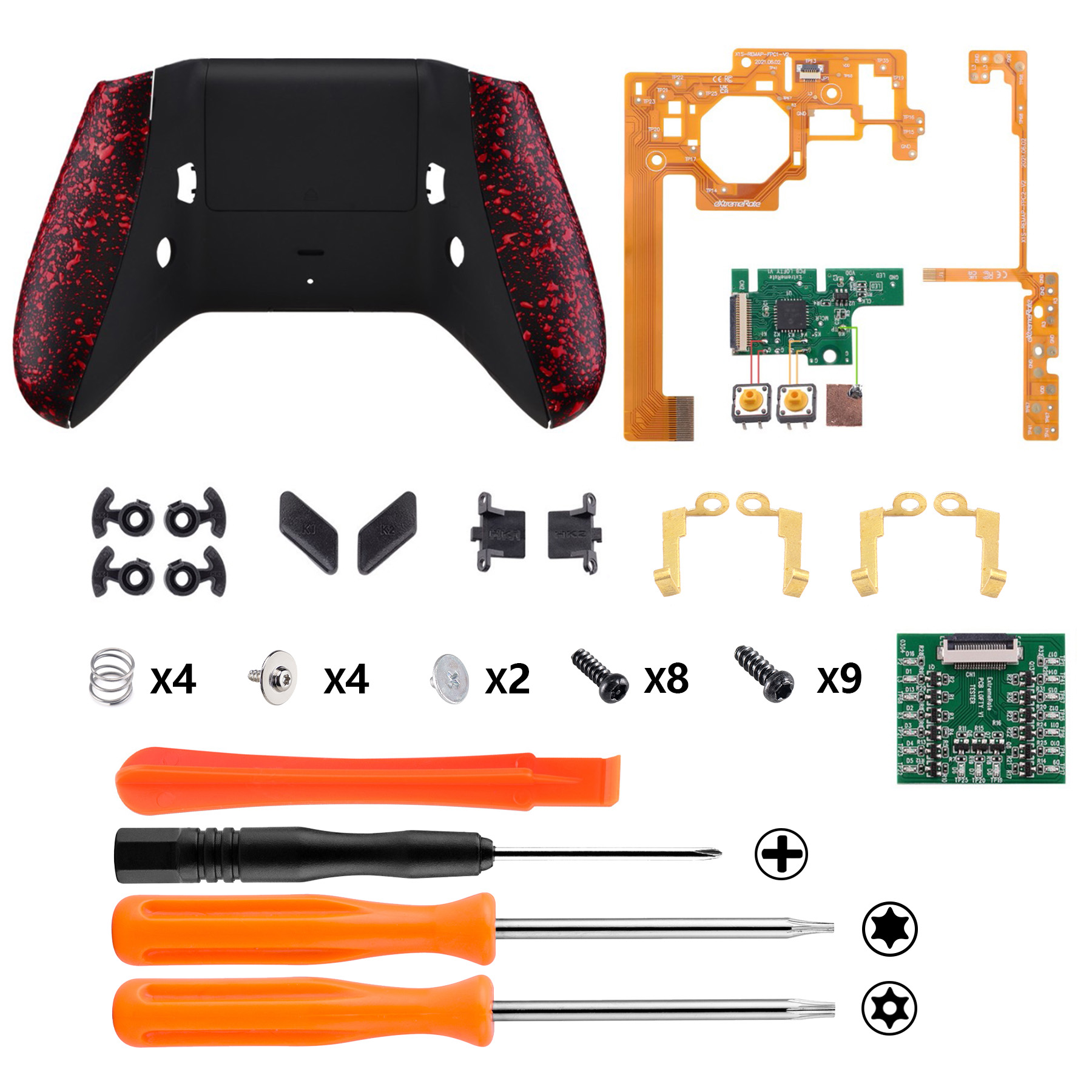 Rojo engomado X1RM004