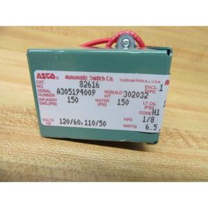Válvula Solenoide Asco 82616 Entrada de 1/8 120/60 110/50 Voltaje 6.5 Watts - Product Image 2