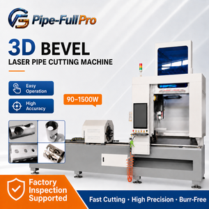 Máquina de Corte de Tubos Láser 3D Pipe-FullPro, 90-1500W, Automática, de Alta Precisión, Sin Rebabas, para Tubos Metálicos - Product Image 1