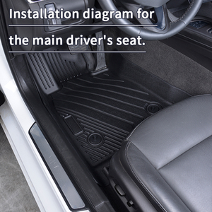 Juego Completo de Tapetes para Auto 5D 3D de TPE para Todo Clima, Alfombrillas Fáciles de Limpiar y Resistentes al Desgaste, Diseñadas para <span class=keywords><strong>Hyundai</strong></span> <span class=keywords><strong>Tucson</strong></span> L - Product Image 2