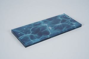 <span class=keywords><strong>Verre</strong></span> de séparation <span class=keywords><strong>effet</strong></span> <span class=keywords><strong>marbre</strong></span> personnalisable pour salon salle de sport décoration pour escalier usage industriel choix du designer - Product Image 4