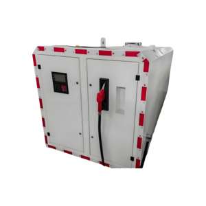 スチール製のミニポータブルディーゼルガソリンステーション腐食耐性モバイル燃料ポンプ - Product Image 4