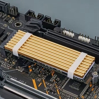 Dissipateur thermique M.2 SSD avec dissipateur de chaleur en alliage d'aluminium compatible avec les SSD NVMe PS5 et de bureau