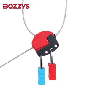 Dispositivo de bloqueo de <span class=keywords><strong>cable</strong></span> multipropósito OEM aislado 6MM * 1,8 M o 4MM * 1,8 M <span class=keywords><strong>Cable</strong></span> DE SEGURIDAD recubierto de vinilo con desbloqueo de llave para puerta - Product Image 5