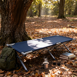 Vente chaude Lit de <span class=keywords><strong>Camping</strong></span> Simple Léger Portable Personnalisé En Plein Air Lit Pliant Inclinable Pliable Chambre Voyage Relaxant Pique-Nique - Product Image 1