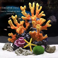 Décoration d'aquarium marin de roche de récif de corail en céramique de fonction artificielle de résine de haute qualité