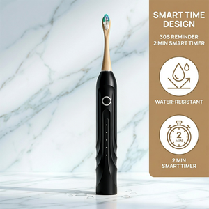 <span class=keywords><strong>Brosse</strong></span> à dents électrique sonique écologique en <span class=keywords><strong>bambou</strong></span>, étanche IPX7, avec tête en <span class=keywords><strong>bambou</strong></span> naturel, 5 modes, étanche IPX7 pour adultes - Product Image 4