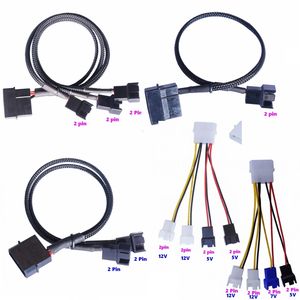 4 PIN IDE Molex TO <span class=keywords><strong>2</strong></span> <span class=keywords><strong>3</strong></span> 4 PIN Compatible ) PWM พัดลมฮับ Splitter Power CABLE 1ถึง<span class=keywords><strong>2</strong></span> <span class=keywords><strong>3</strong></span>พัดลมแขนอะแดปเตอร์สายไฟ - Product Image 1