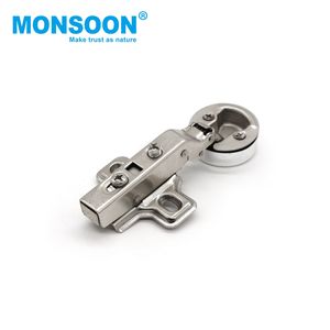 Herrajes para Muebles, Bisagra Hidráulica de Acero de 26 mm de Cierre Suave Unidireccional para Puertas de Gabinetes de Cocina y Vidrio - Product Image 1