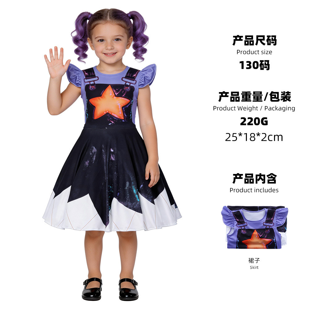 Robe à manches flottantes de la princesse Lily