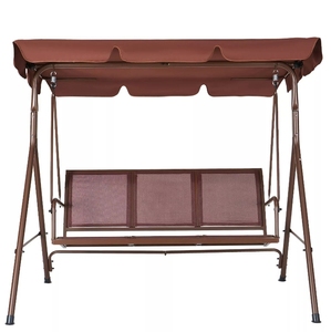 Meubles de jardin convertibles pour patio extérieur Auvent convertible et pergola comprenant un <span class=keywords><strong>banc</strong></span> de balançoire pour porche - Product Image 1