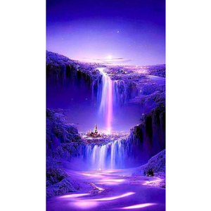 Người Lớn Tường Sơn <span class=keywords><strong>Kit</strong></span> Đầy Đủ Khoan Kim Cương Chấm In Thác Kim Cương Nghệ Thuật Kim Cương Bộ Dụng Cụ Nghệ Thuật Kim Cương Sơn - Product Image 1