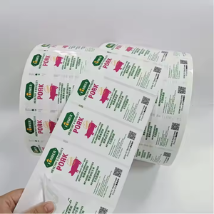 Étiquettes d'impression thermique de porc frais Safe Day Kill pour le stockage Kuhlhaus Etiketten avec assurance des prix Aufkleber - Product Image 1