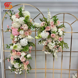SMOOTH High Simulation Wedding Table Decoration <b>Artificial</b> <b>Flower</b> Ball Green Pink White Hydrangea Silk <b>Flowers</b> Centerpiece - Product Image 6