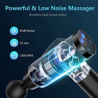 Pistolet de massage musculaire des tissus profonds, 30 vitesses, masseur à percussion manuel, super silencieux, masseur électrique portable pour le sport
