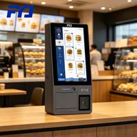 Kiosque de point de vente de bureau FYJ F3-K1W, scanner de codes-barres, caisse automatique tout-en-un, écran tactile pour la caisse des clients en supermarché