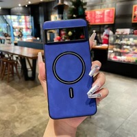 Étui de téléphone portable en cuir PU de charge sans fil magnétique de luxe pour Google Pixel 9 Pro XL 8 Pro 8A 7A couverture de téléphone antichoc