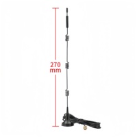 Antenne GSM 4G LTE 5G à gain élevé 12dBi, bande complète 600-6000MHz, amplificateur de signal longue portée, montage à vis, verticale