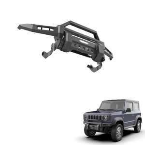 Pare-chocs avant <span class=keywords><strong>pour</strong></span> <span class=keywords><strong>Suzuki</strong></span> <span class=keywords><strong>Jimny</strong></span> JB74 3/5 Porte Avant Bull Bar Nouveau Offre Spéciale 4x4 Tout-Terrain Véhicule Accessoires Noir Acier En Gros - Product Image 1
