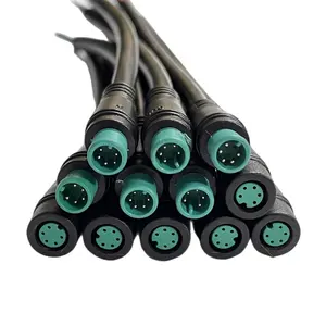 shenzhen gjq russian standard connector seatalk OD 5-7 mm waterproof 2 3 4 5 6 7 8 pins cable connectors with wire