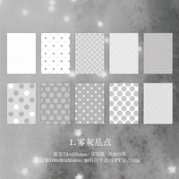 200 Lembar Sticky Notes Per Paket Seri Icing Polka Dot, Buku Sticky Note Polka Dot, Latar Belakang, Catatan, dan Stiker DIY