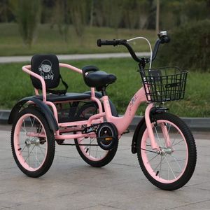 Новые детские игрушки <span class=keywords><strong>3</strong></span> колесный детский трехколесный велосипед игрушки 16-дюймовый стальной розовый синий трехколесный велосипед для детей 5 лет - Product Image 3