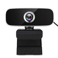 Webcam Komputer HD 1080P Baru dengan Mikrofon Terintegrasi, Kamera Live Streaming USB Plug-and-Play untuk Windows/Mac, Tersedia