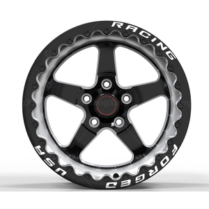 CX Black Racing Car Beadlock Räder 5x120.65 5 X114.3 5 X120 2-teilige geschmiedete Drag Racing Räder 15 17 18 Zoll für Camaro Corvette - Product Image 3