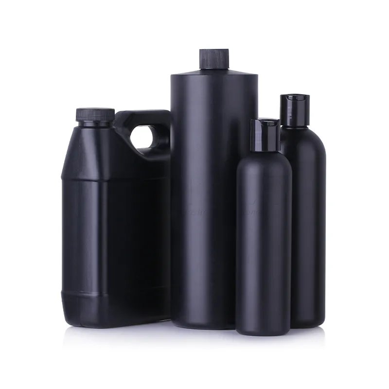 Vide personnalisé 250ml 500ml 1000ml en plastique noir acétone acrylique liquide monomère bouteille de produit chimique uv gel vernis à ongles enlever conteneur