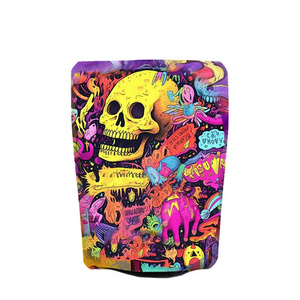 Custom 3.5g Gothic Cartoon Packaging <b>Bag</b> Ziplock Mylar <b>Bag</b> Halloween Gift Stand up Pouch <b>Bags</b> for Stash Herb Tobacco - Product Image 2