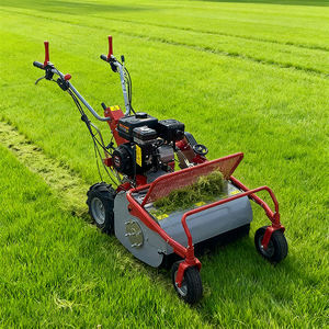 Tondeuse à gazon à essence à chenilles, machine à couper le foin à poussée manuelle, utilisation en montagne et en forêt - Product Image 3