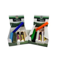 Boîte de présentation en carton personnalisée avec couvercle à ouverture facile pour comptoir, emballage pour échantillons de bonbons gélifiés, boîte de vente au détail en Mylar pour magasin de détail