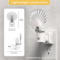 Veilleuse LED Moderne ZHILAI Mini, Blanc Chaud, Contrôle par Capteur, Luminosité Réglable, à Brancher, pour Chambre et Salle de Bain