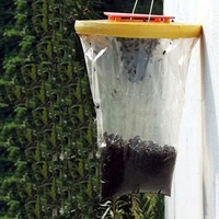 Piège à mouches suspendu jetable, non toxique, respectueux de l'environnement, attrape-mouches extérieur, piège à insectes, lutte antiparasitaire pour la maison et le jardin, lot de 6