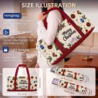 Nouveau sac de mahjong de Noël personnalisé - Ensemble de sacs fins, multifonctionnels, grande capacité, sac de rangement pratique
