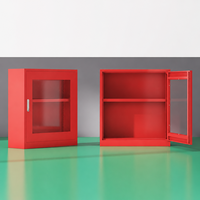 Armoire d'urgence en acier sur mesure pour la sécurité incendie et l'équipement de sauvetage d'urgence avec rangement antivol