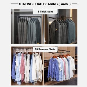 ราวแขวนผ้าติดผนั<span class=keywords><strong>ง</strong></span>แบบยืดหดได้สำหรับตู้เสื้อผ้า - Product Image 6