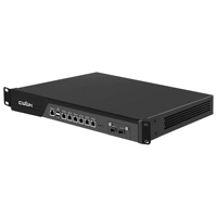 CWWK 1U B250 PC de 19 pulgadas para montaje en rack i9 i7 i5 6x LAN 2x 82599ES 10Gb SFP+ DDR4 Firewall Router OPNsense Pfsense Rack Appliance