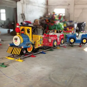 New 8-Seater Mini Track Electric Train Ride For Kids For Outdoor Indoor Shopping Mall School Amusement Park Children's Rides