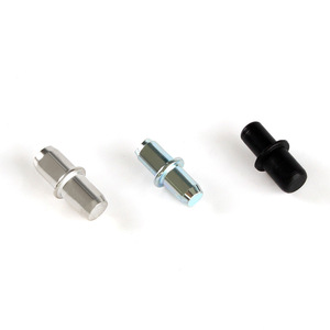 Central Axis Shelf Support 5mm 6mm Diameter Carbon Steel Adjustable <b>Wardrobe</b> Cabinet Dowels Durable Plating Finish - Product Image 4