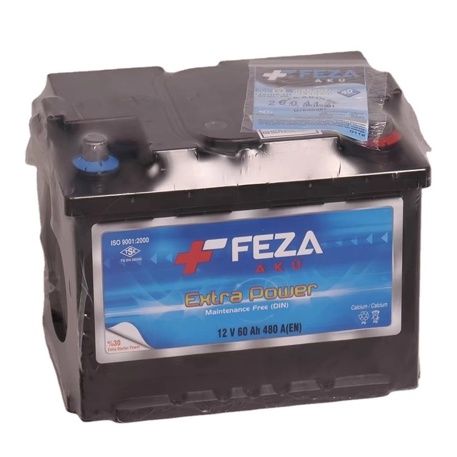 12V 60Ah automotive battery maintenance free high performance car battery long life calcium technology OEM supplier