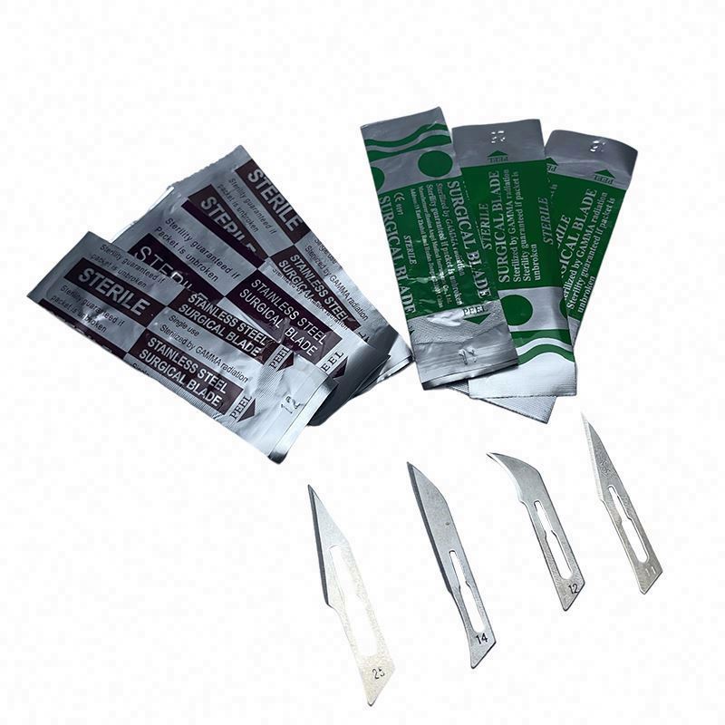 ขายส่งเครื่องมือผ่าตัดสแตนเลสพร้อมใบมีด Super Edge Scalpel จับเครื่องมือผ่าตัดที่ผ่านการฆ่าเชื้อแล้ว