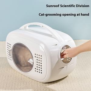 पोर्टेबल लुभावनी पीप प्लास्टिक एयर बॉक्स डिचेबल पालतू कुत्ते बिल्ली यात्रा के लिए - Product Image 5