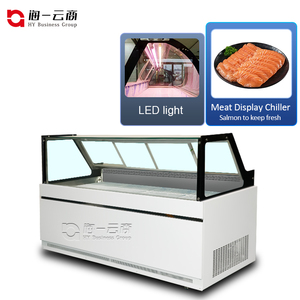 Tùy Chỉnh Thương Mại Tươi Tủ Lạnh Tủ Showcase Thịt Deli Hiển Thị Tủ Lạnh Cho Hải Sản Cá - Product Image 1